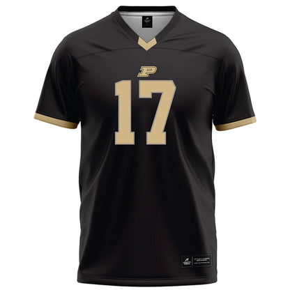 Purdue - NCAA Football : Bisi Owens - Black Football Jersey-0
