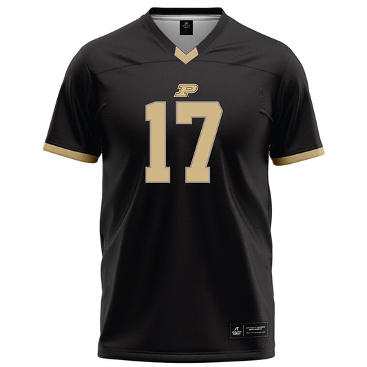 Purdue - NCAA Football : Bisi Owens - Black Football Jersey-0