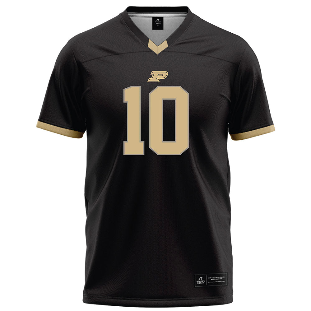 Purdue - NCAA Football : TaVari Hampton - Black Football Jersey-0