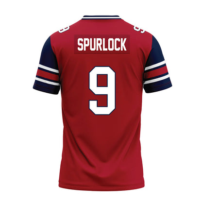 Liberty - NCAA Football : Deuce Spurlock - Red Premium Football Jersey-1