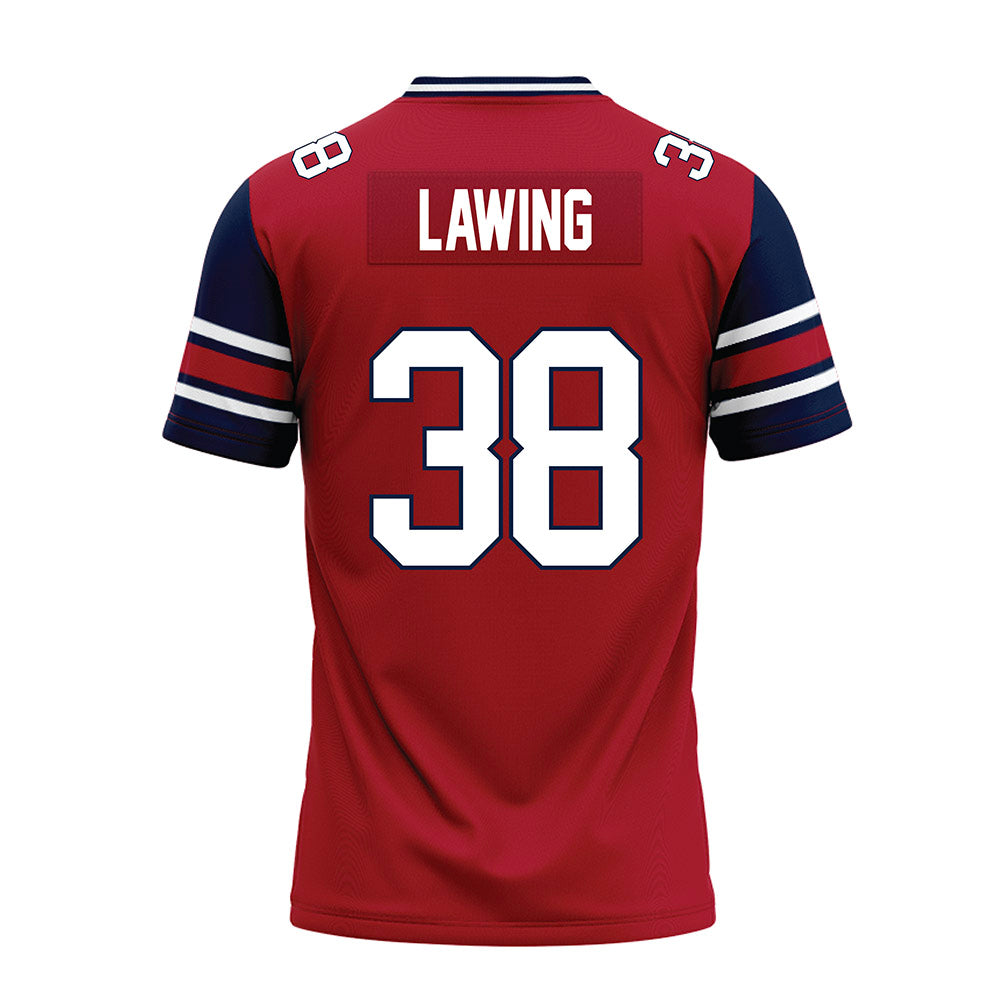 Liberty - NCAA Football : Tre Lawing - Red Premium Football Jersey-1