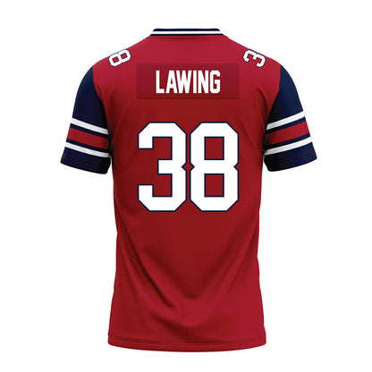 Liberty - NCAA Football : Tre Lawing - Red Premium Football Jersey-1