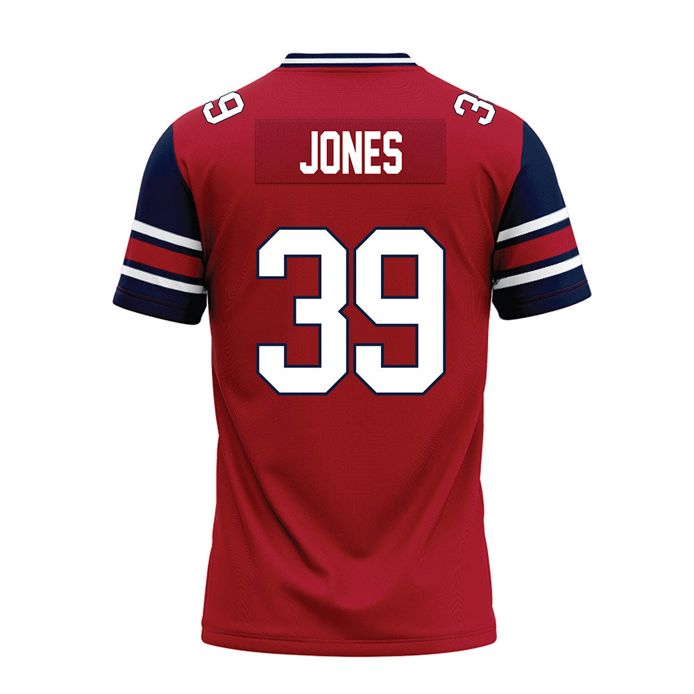 Liberty - NCAA Football : Carson Jones - Red Premium Football Jersey-1