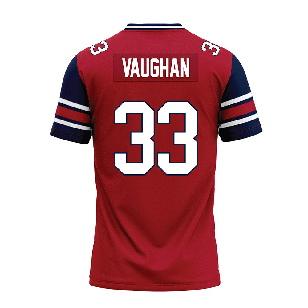 Liberty - NCAA Football : Aidan Vaughan - Red Premium Football Jersey