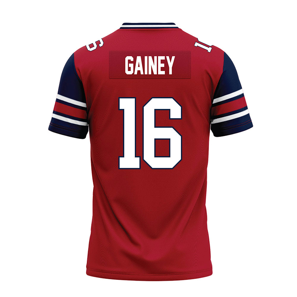 Liberty - NCAA Football : Tyrell Gainey - Red Premium Football Jersey-1