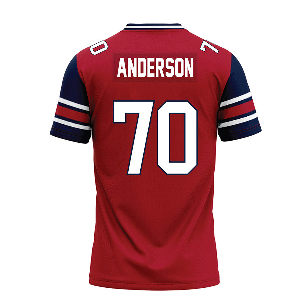Liberty - NCAA Football : Austin Anderson - Red Premium Football Jersey-1