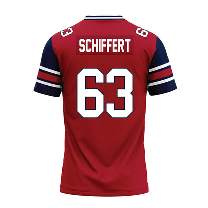 Liberty - NCAA Football : Daniel Schiffert - Red Premium Football Jersey-1