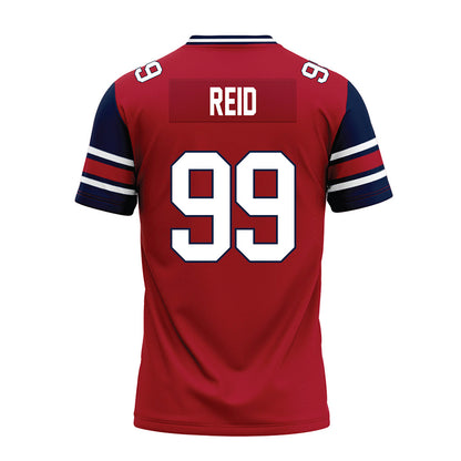 Liberty - NCAA Football : Xavier Reid - Red Premium Football Jersey-1