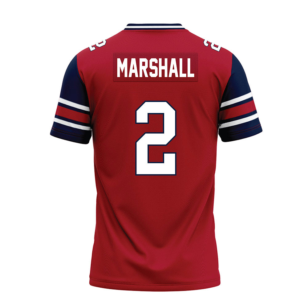 Liberty - NCAA Football : Jiquavious Marshall - Red Premium Football Jersey-1