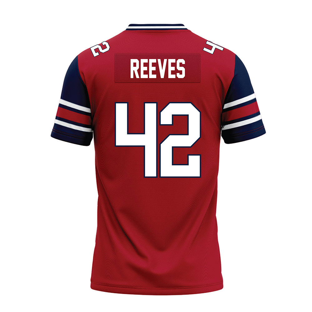 Liberty - NCAA Football : Chase Reeves - Red Premium Football Jersey-1