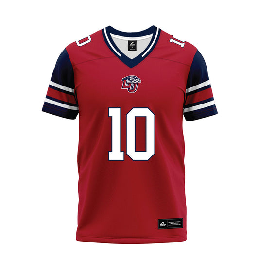 Liberty - NCAA Football : Jon Monteiro - Red Premium Football Jersey-0