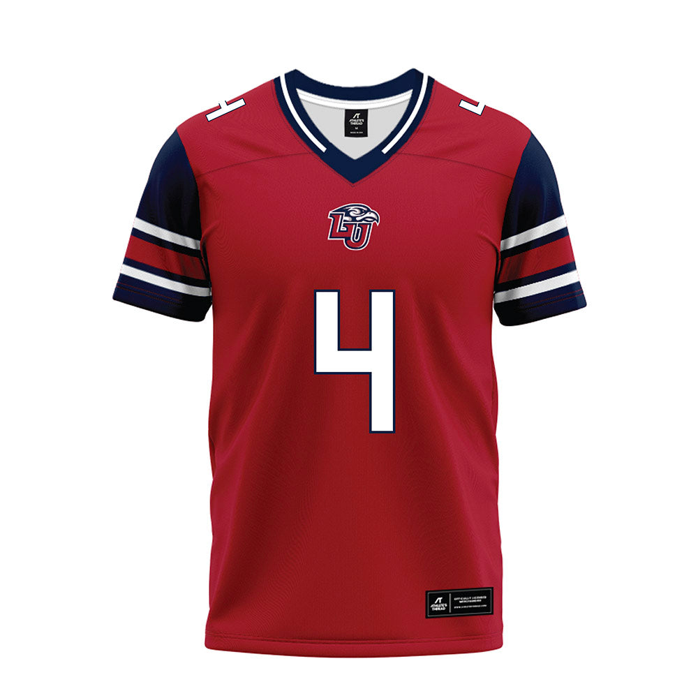 Liberty - NCAA Football : Kam Davis - Red Premium Football Jersey-0