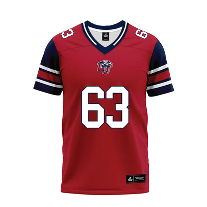 Liberty - NCAA Football : Daniel Schiffert - Red Premium Football Jersey-0
