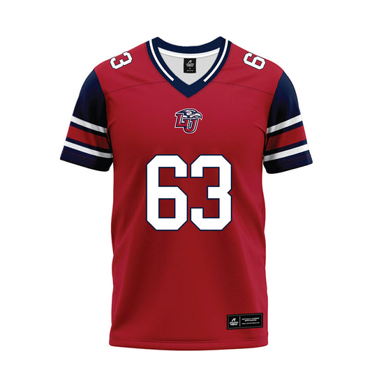 Liberty - NCAA Football : Daniel Schiffert - Red Premium Football Jersey-0