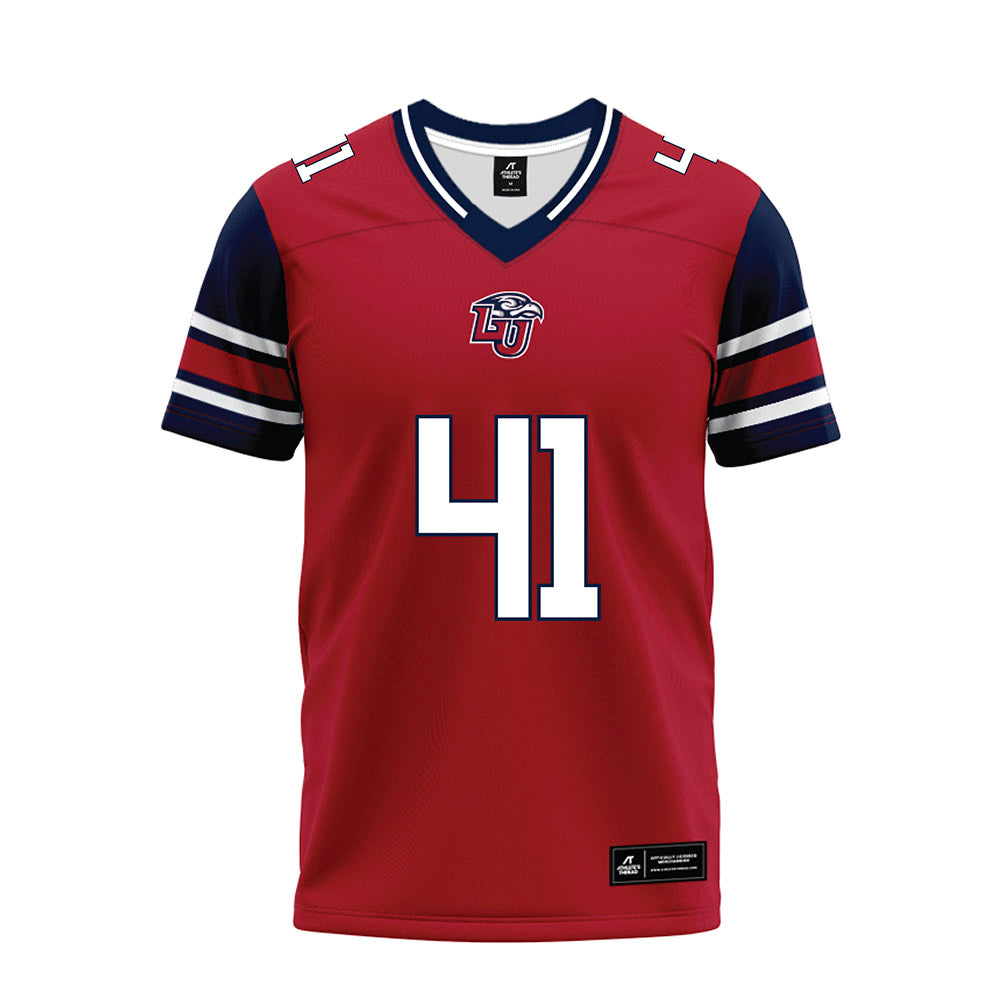 Liberty - NCAA Football : Greg Rivera - Red Premium Football Jersey-0