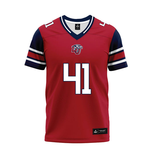 Liberty - NCAA Football : Greg Rivera - Red Premium Football Jersey-0