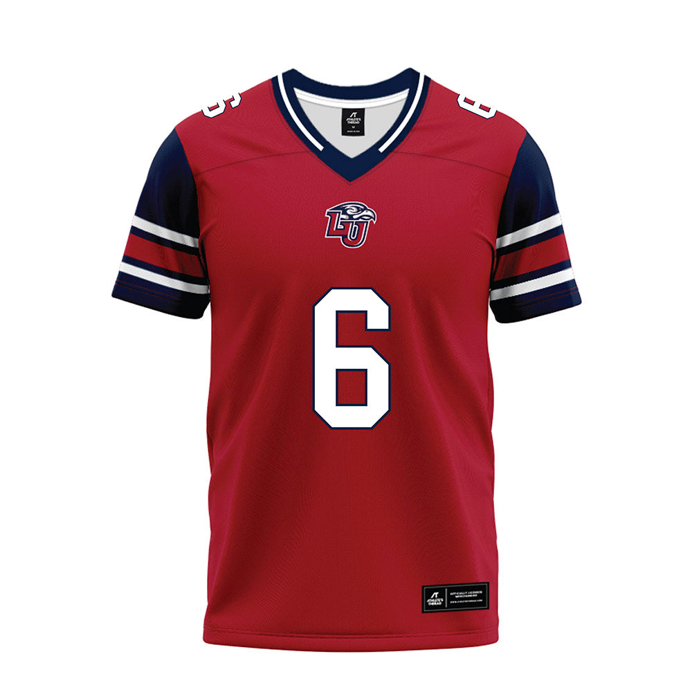 Liberty - NCAA Football : Kanye Udoh - Red Premium Football Jersey-0