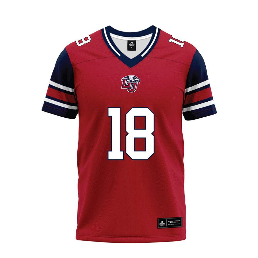 Liberty - NCAA Football : Aaron Hester - Red Premium Football Jersey-0