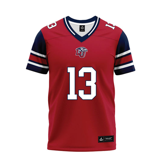 Liberty - NCAA Football : Nasir Newkirk - Red Premium Football Jersey-0