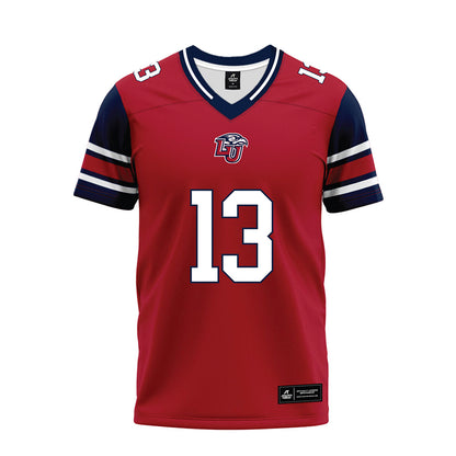 Liberty - NCAA Football : Jaylen Henderson - Red Premium Football Jersey-0