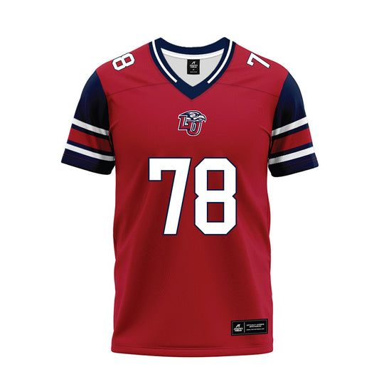 Liberty - NCAA Football : Blake Heckmann - Red Premium Football Jersey-0