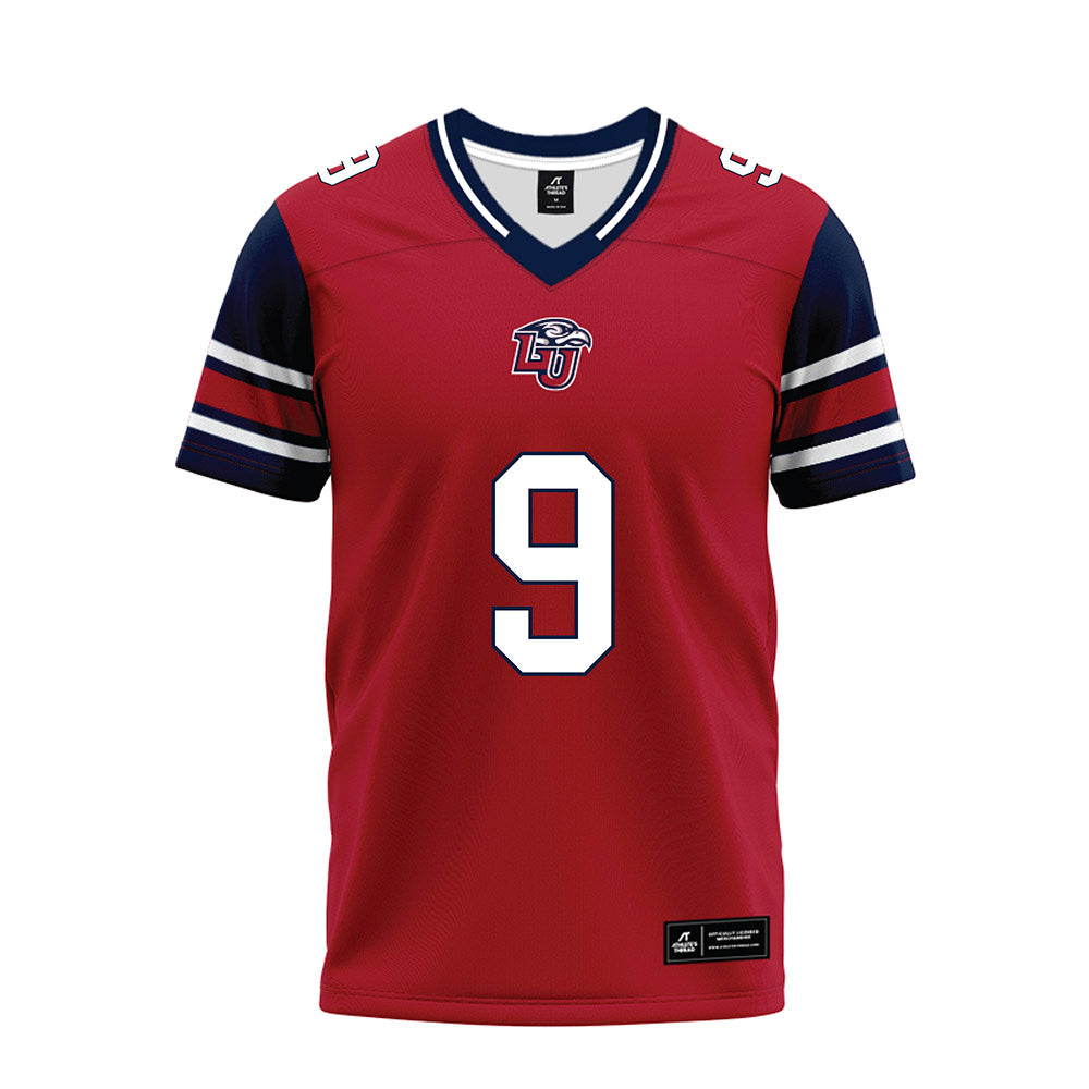 Liberty - NCAA Football : Deuce Spurlock - Red Premium Football Jersey-0