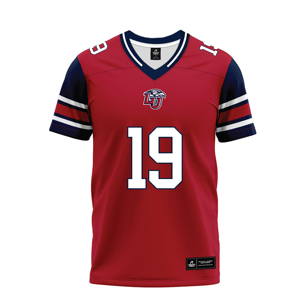 Liberty - NCAA Football : Jayden Whaley - Red Premium Football Jersey-0