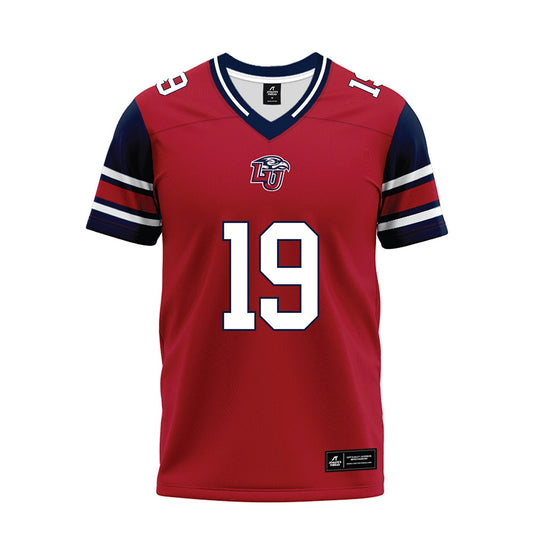 Liberty - NCAA Football : Jayden Whaley - Red Premium Football Jersey-0