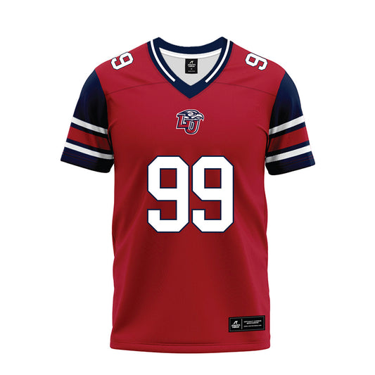 Liberty - NCAA Football : Xavier Reid - Red Premium Football Jersey-0