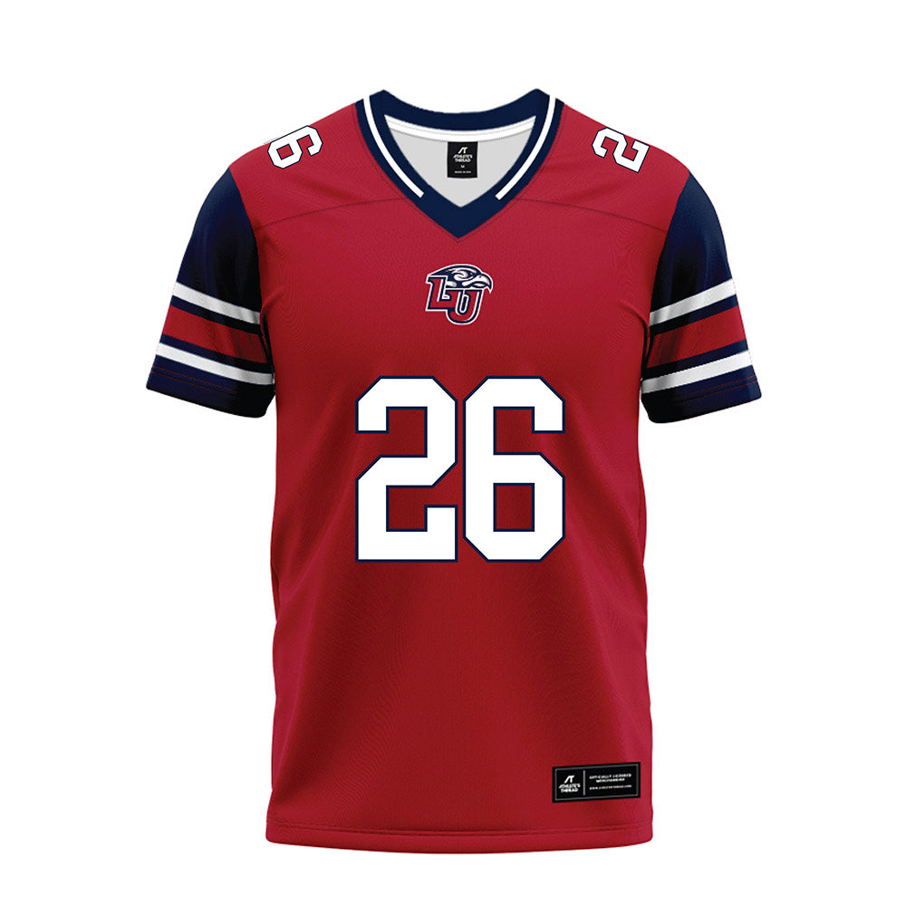 Liberty - NCAA Football : Jaylin Belford - Red Premium Football Jersey-0
