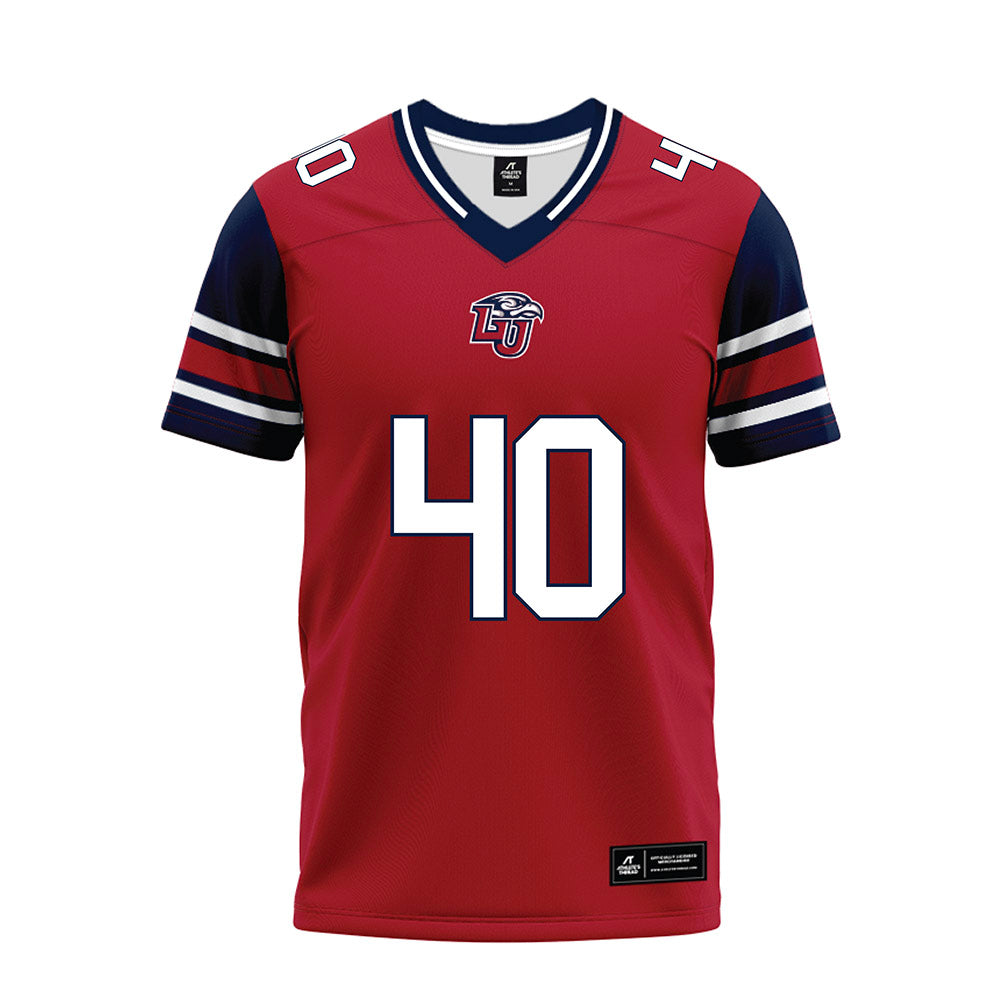 Liberty - NCAA Football : Christopher Law - Red Premium Football Jersey-0