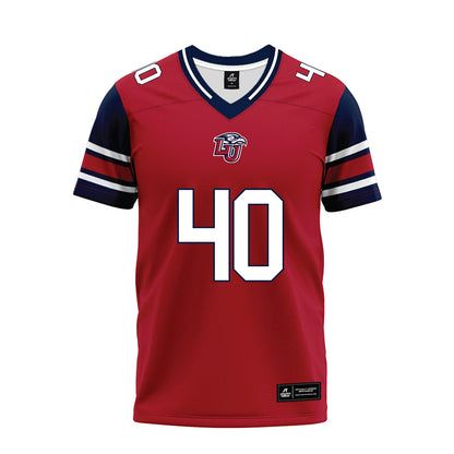 Liberty - NCAA Football : Christopher Law - Red Premium Football Jersey-0
