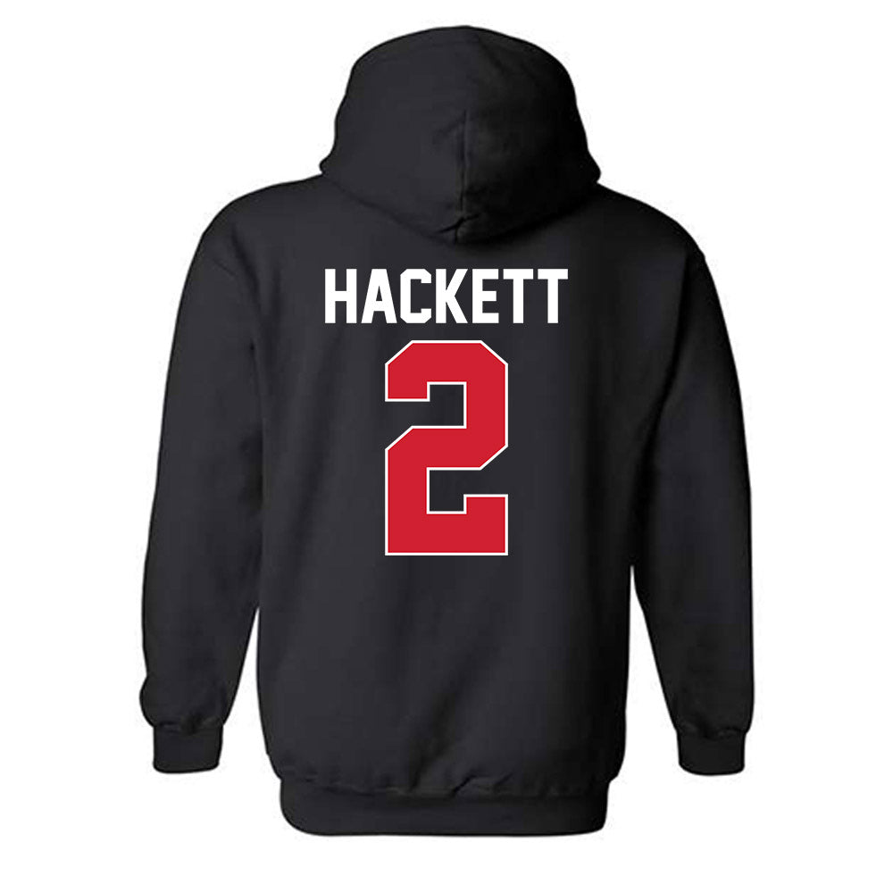 Youngstown State - NCAA Football : Isaiah Hackett - Classic Shersey Hooded Sweatshirt-1