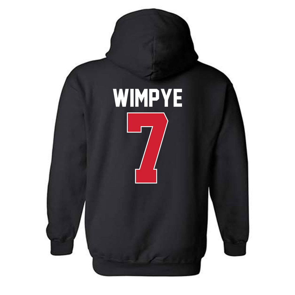 Youngstown State - NCAA Football : Justin Wimpye - Classic Shersey Hooded Sweatshirt-1