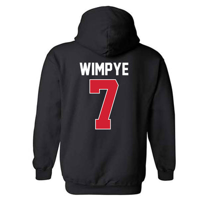 Youngstown State - NCAA Football : Justin Wimpye - Classic Shersey Hooded Sweatshirt-1