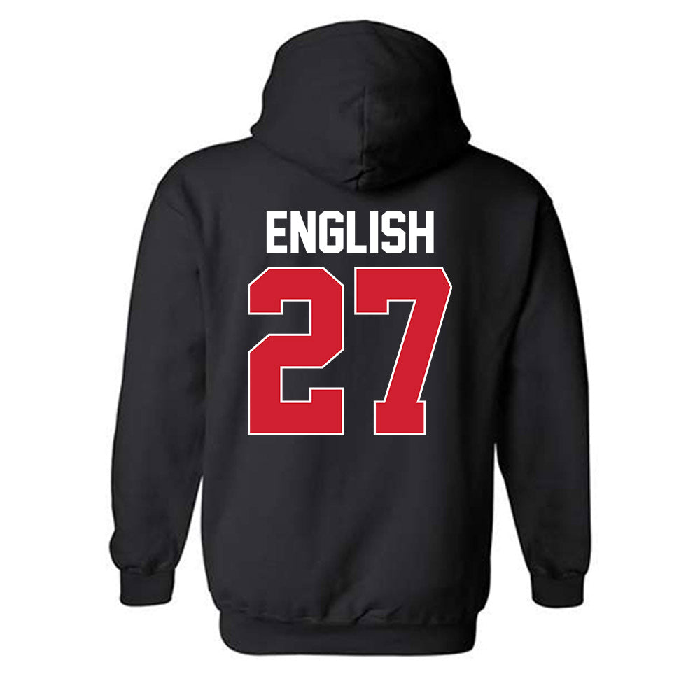 Youngstown State - NCAA Baseball : Aidan English - Classic Shersey Hooded Sweatshirt-1