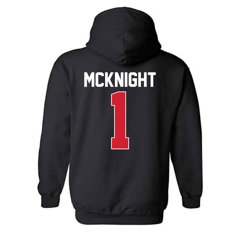 Youngstown State - NCAA Women's Basketball : Evelyn McKnight - Classic Shersey Hooded Sweatshirt-1