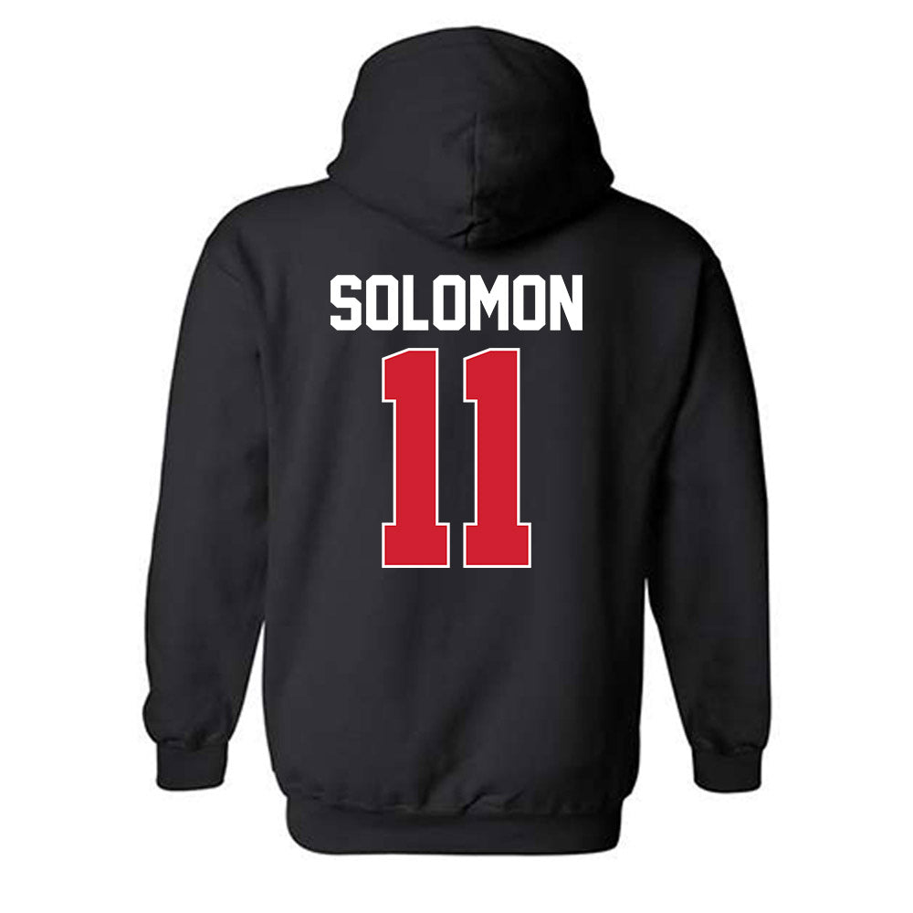 Youngstown State - NCAA Football : Mike Solomon - Classic Shersey Hooded Sweatshirt-1
