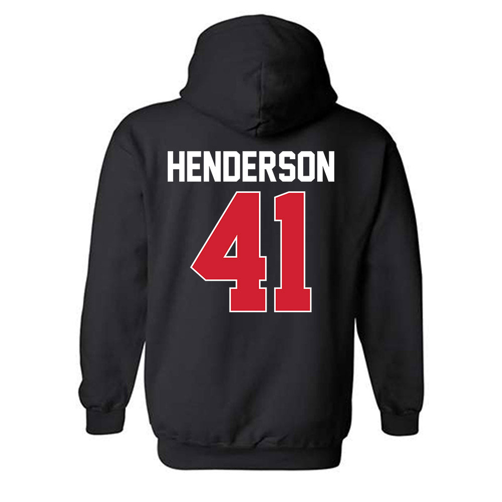 Youngstown State - NCAA Baseball : Mark Henderson - Classic Shersey Hooded Sweatshirt-1