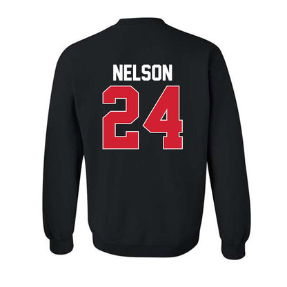 Youngstown State - NCAA Baseball : Braylon Nelson - Classic Shersey Crewneck Sweatshirt-1