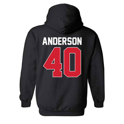 Youngstown State - NCAA Baseball : Brandin Anderson - Classic Shersey Hooded Sweatshirt-1