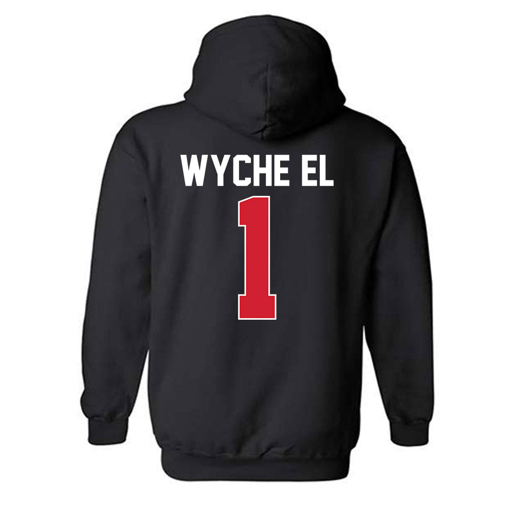 Youngstown State - NCAA Football : Lynn Wyche El - Classic Shersey Hooded Sweatshirt-1
