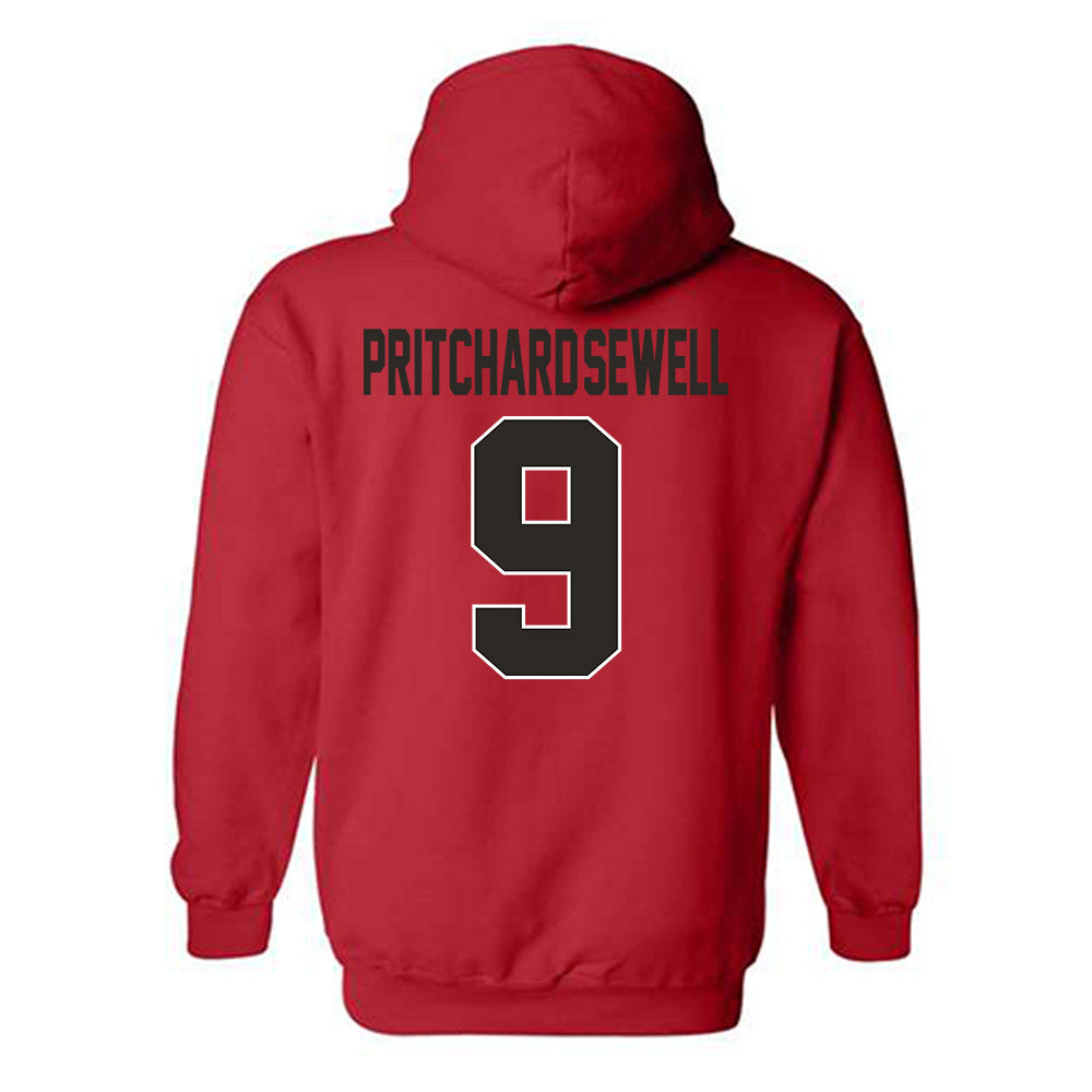 Youngstown State - NCAA Football : Jordan Pritchard-Sewell - Classic Shersey Hooded Sweatshirt-1