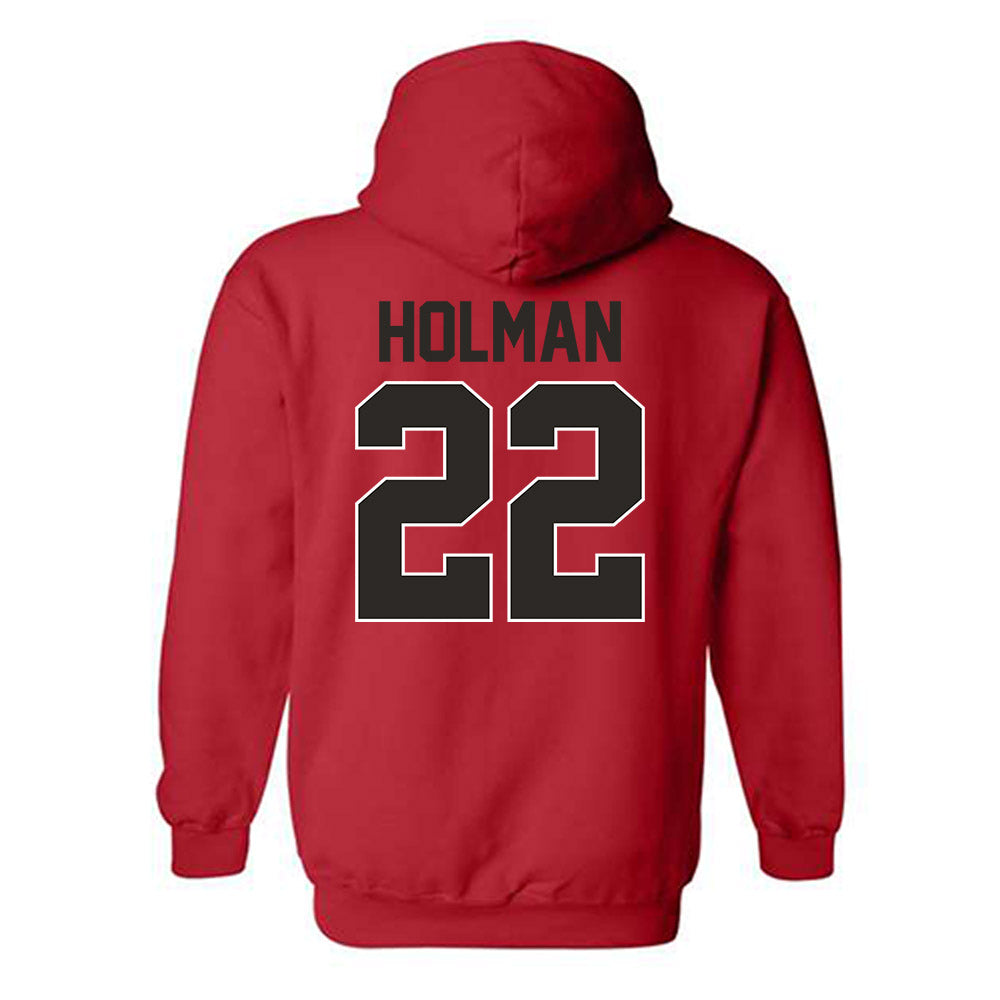 Youngstown State - NCAA Football : Dev Holman - Classic Shersey Hooded Sweatshirt-1