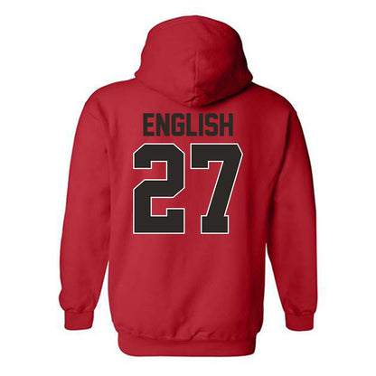 Youngstown State - NCAA Baseball : Aidan English - Classic Shersey Hooded Sweatshirt-1