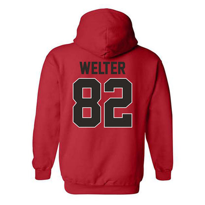 Youngstown State - NCAA Football : Max Welter - Classic Shersey Hooded Sweatshirt-1