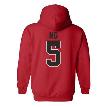 Youngstown State - NCAA Women's Volleyball : Teagan Ng - Classic Shersey Hooded Sweatshirt-1