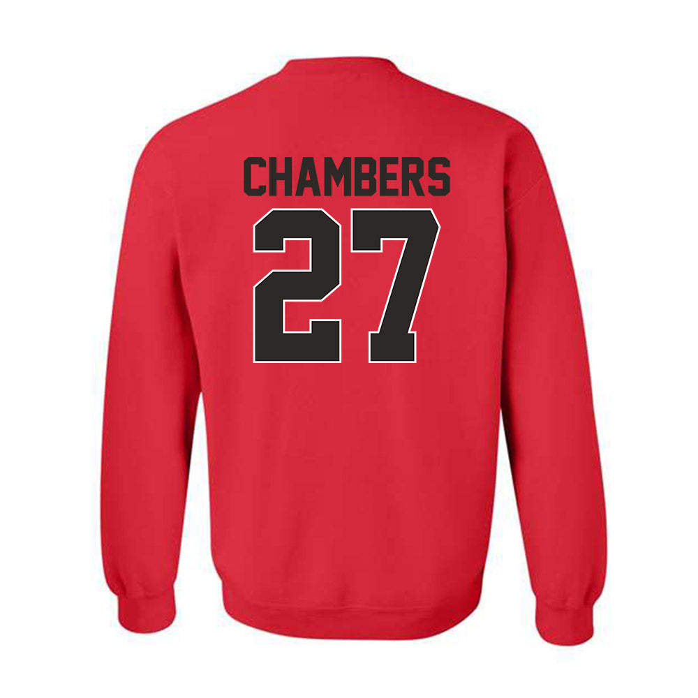 Youngstown State - NCAA Football : Lemondte Chambers - Classic Shersey Crewneck Sweatshirt-1