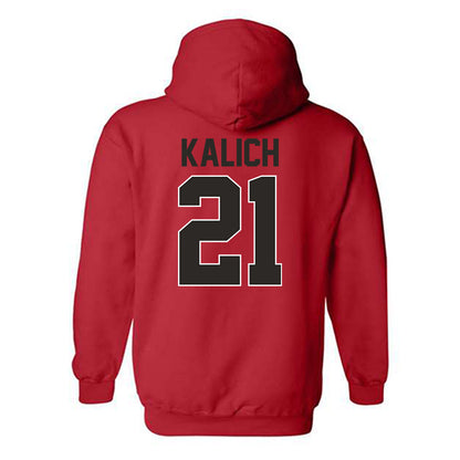 Youngstown State - NCAA Women's Basketball : Mia Kalich - Classic Shersey Hooded Sweatshirt-1