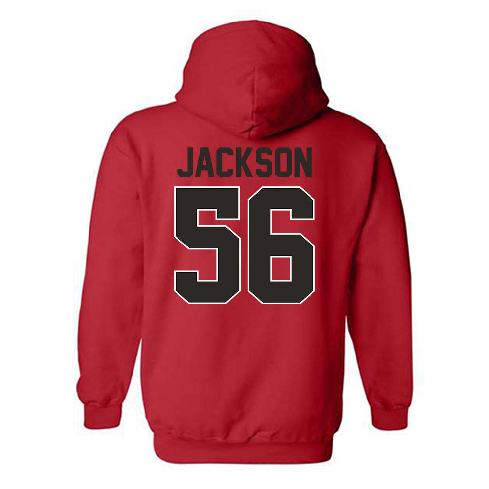 Youngstown State - NCAA Football : Naim Jackson - Classic Shersey Hooded Sweatshirt-1